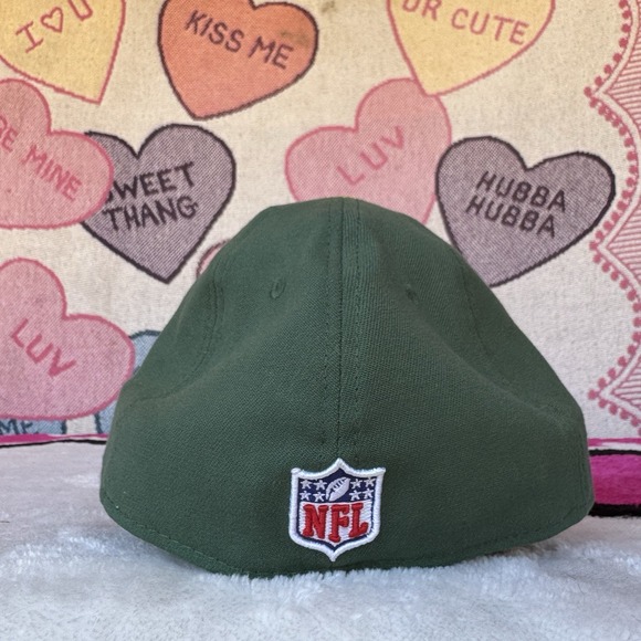 Size M/L - Adult Green Bay Packers New Era NFL 39THIRTY Flex Hat yellow green - Picture 6 of 6